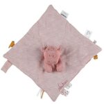 Doudou plat carré mouchoir coton bio lola rose noukie's® - bébé bio Doudou plat carré mouchoir coton bio lola rose noukie's® - bébé bio