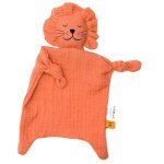 Doudou plat  n?uds coton bio lion apunt barcelona - doudou bb bio