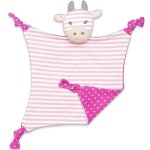 Doudou plat  n?uds girafe ballerine georgia 30 cm coton bio organic