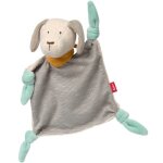 Doudou plat � n?uds sigikid� chien 'vintage 50's signature' 26cm - do
