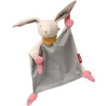 Doudou plat � n?uds sigikid� lapin 'vintage 50's signature' 25cm - do