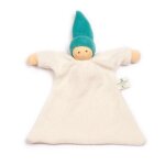 Doudou plat nanchen natur poupe coton bio eponge (kba) cru & tu
