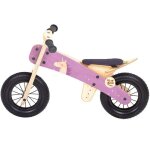 Draisienne en bois dip dap 10 pouces 2 ans licorne mini selle grise