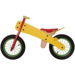 Draisienne en bois dip dap� 12 pouces yellow spring 'jaune & rouge'