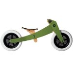 Draisienne wishbone bike 2 en 1 classic verte - vlo en bois