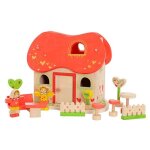 Everearth maison de poupe conte de fes - jouets bois