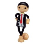 Figurine 'poup�e papa' hape� maison de poup�es - jouets en bois hape�