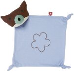 Franck & fischer doudou plat renard bleu 'philip' - doudou coton