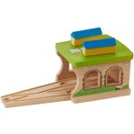 Gare de triage hangar pour circuit petits trains en bois everearth® Gare de triage hangar pour circuit petits trains en bois everearth®