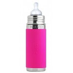 Gourde biberon �volutif inox � t�tine isotherme 260 ml pura� kiki - g
