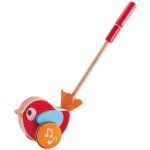 Hape canne � pousser musicale en bois 'lilly gazouillis' - jouets
