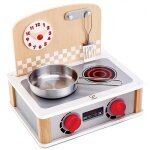 Hape dinette cuisinière grill recto verso - jouets en bois hape Hape dinette cuisinière grill recto verso - jouets en bois hape