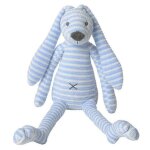 Happy horse lapin reece peluche doudou bleu 32 cm - doudou lapin