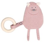Hochet bio & anneau de dentition chat bruissant wooly organic® Hochet bio & anneau de dentition chat bruissant wooly organic®