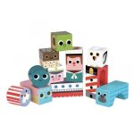 Hochets en bois sensoriel cubes sonores de la mer ingela p. arrhenius