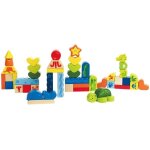 Jeu 46 cubes et formes à empiler 'sous la mer' - jouets hape Jeu 46 cubes et formes à empiler 'sous la mer' - jouets hape