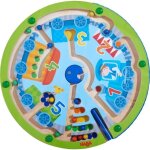 Jeu en bois labyrinthe magnétique le petit train de bille haba® - c Jeu en bois labyrinthe magnétique le petit train de bille haba® - c