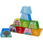 Jeu en bois puzzle de chiffres 10 pi�ces la ferme haba� - jouet en b
