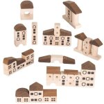 Jeu cubes & formes de construction ville nature goki® - jouets en bois Jeu cubes & formes de construction ville nature goki® - jouets en bois