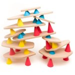 Jeu d'quilibre en bois piks medium kit 44 pices oppi - jouets p