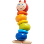 Jeu de la�age en bois chenille haba� - jeu eveil b�b�