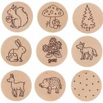 Jeu de m�mo for�t en bois goki� - jouets en bois