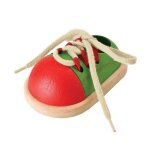 Jouet d'apprentissage chaussure � lacets plantoys - jouet en bois