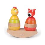 Jouet en boi basculo zigolos renard & poussin janod - jouets Jouet en boi basculo zigolos renard & poussin janod - jouets