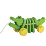 Jouet en bois alligator à tirer vert plantoys® - jouet en bois Jouet en bois alligator à tirer vert plantoys® - jouet en bois