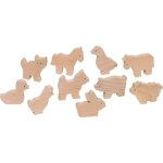 Jouets en bois animaux de la ferme goki� - jouets en bois