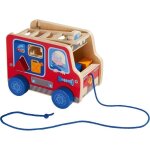 Jouets en bois camion pompier boite  formes haba - jouet en bois b