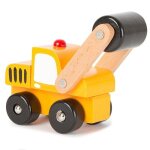 Jouet en bois camion rouleau compresseur foot by legler� - jouets en