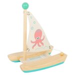 Jouet en bois catamaran octopus small foot by legler - jouets de