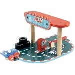 Jouet en bois circuit voiture vilacity station service vilac® - Jouet en bois circuit voiture vilacity station service vilac® -