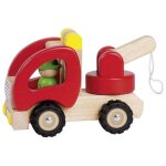 Jouets en bois d�panneuse avec pneus goki� - jouets en bois
