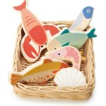 Jouet en bois dinette marchande panier osier poissonnier tender leaf Jouet en bois dinette marchande panier osier poissonnier tender leaf