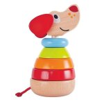 Jouets en bois à empiler chiot 'arc en ciel' hape - jouets hape Jouets en bois à empiler chiot 'arc en ciel' hape - jouets hape