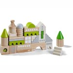 Jouet en bois jeu de construction 28 pcs coburg haba® - ville en bois Jouet en bois jeu de construction 28 pcs coburg haba® - ville en bois