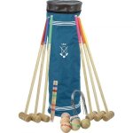 Jouets en bois jeu de maxi croquet senior 6 joueurs vilac - jouets
