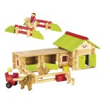Jouet en bois jeujura centre questre 180 pcs | ref: 8057 - jouet e