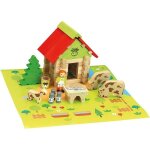 Jouet en bois jeujura� kit la maison du comt� 50 pcs | ref: 8224 - j