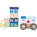 Jouet en bois kit de construction ambulance 23 pi�ces small foot by