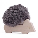 Jouet en bois & laine pompon hérisson hary les jouets libres® - j Jouet en bois & laine pompon hérisson hary les jouets libres® - j