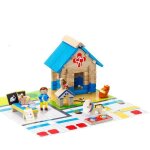Jouets en bois la maison du vtrinaire 60 pices jeujura | ref: 821