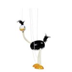 Jouet en bois marionnette  fils autruche goki 33cm - jouets en bois