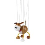 Jouet en bois marionnette  fils chien goki - jouets en bois