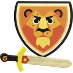 Jouet en bois set epe & bouclier lion vilac - jouets en bois