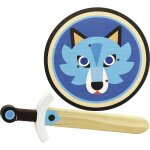 Jouet en bois set epe & bouclier loup vilac - jouets en bois