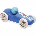 Jouet en bois voiture de course grand modle bleu vilac - jouets en