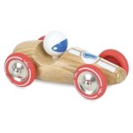 Jouet en bois voiture de course grand modle naturel vilac - jouets